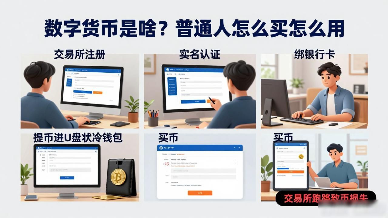 数字货币是啥？普通人怎么买怎么用