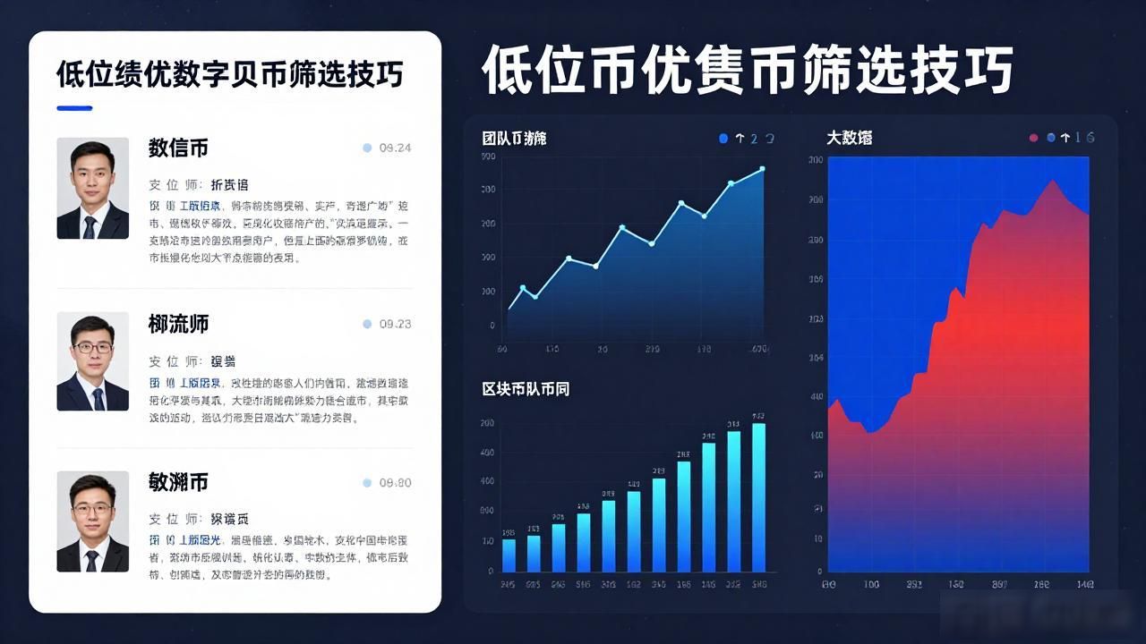低位绩优数字货币_低位绩优数字货币怎么筛选 低位被低估数字货币投资方法 加密货币价值洼地投资策略