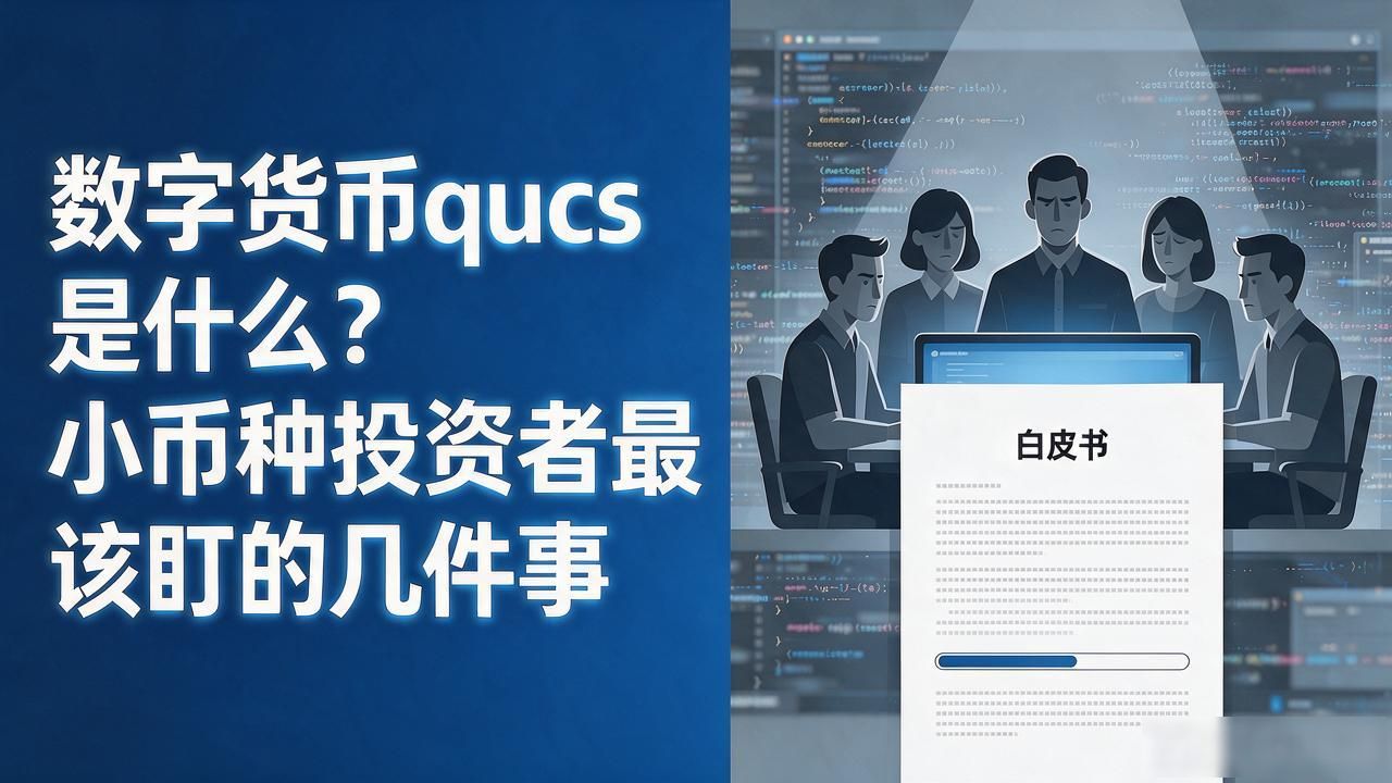 数字货币qucs是什么？小币种投资者最该盯的几件事