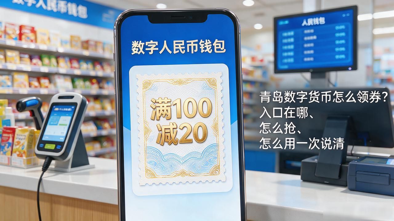 青岛数字货币优惠入口_青岛农商银行数字人民币领券_青岛数字货币怎么领券