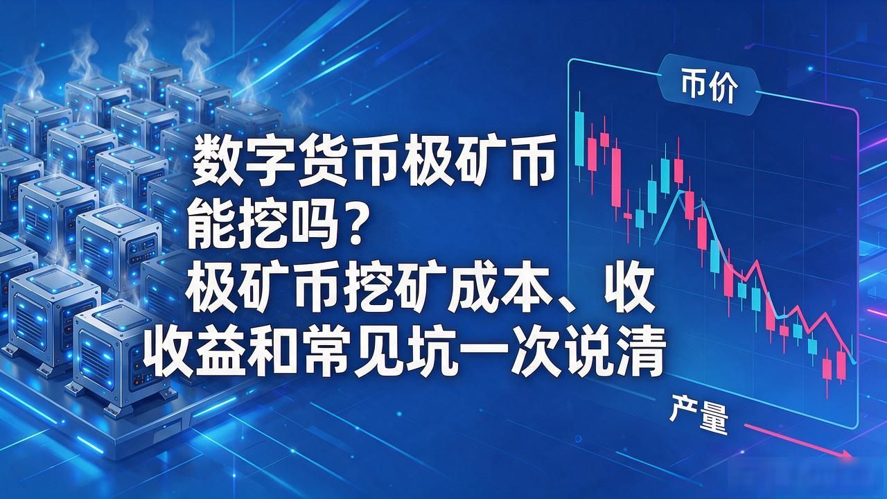 极矿币挖矿成本与收益分析_数字货币极矿币_极矿币新手入坑避坑指南