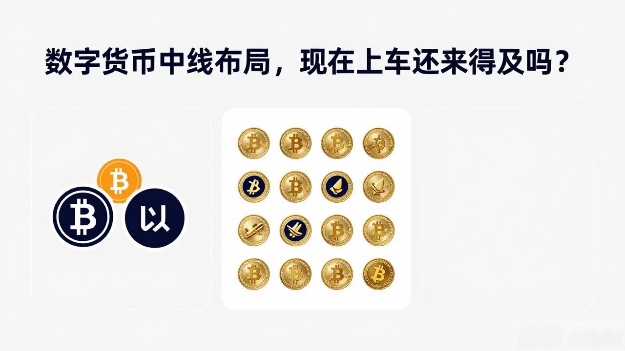 数字货币中线布局，现在上车还来得及吗？