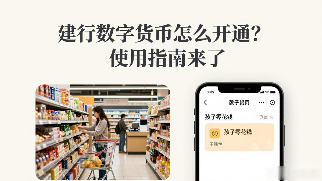 建行数字货币怎么开通？使用指南来了