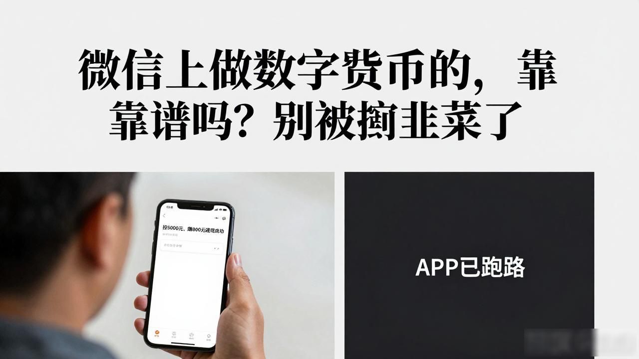 微信上做数字货币的，靠谱吗？别被割韭菜了