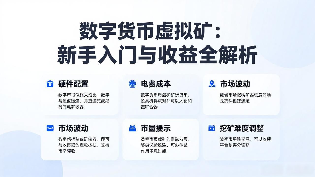 数字货币虚拟矿：新手入门与收益全解析