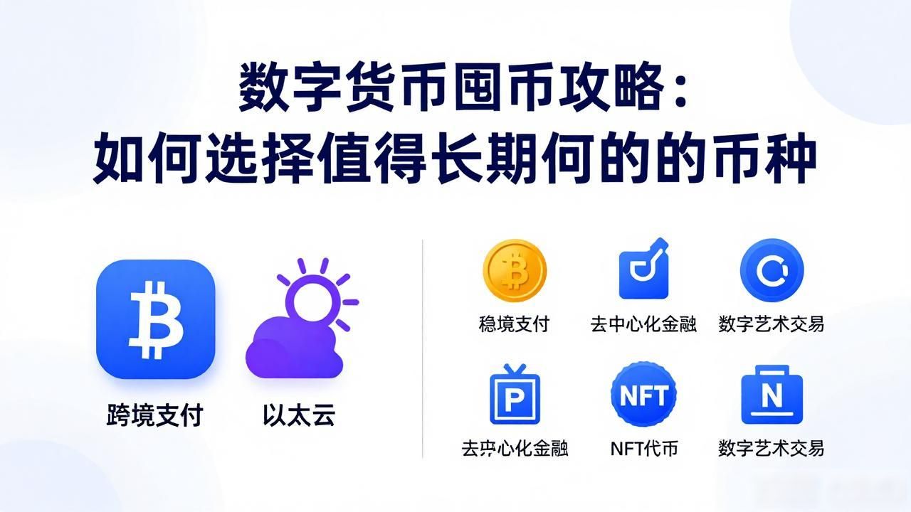 数字货币囤币攻略：如何选择值得长期持有的币种