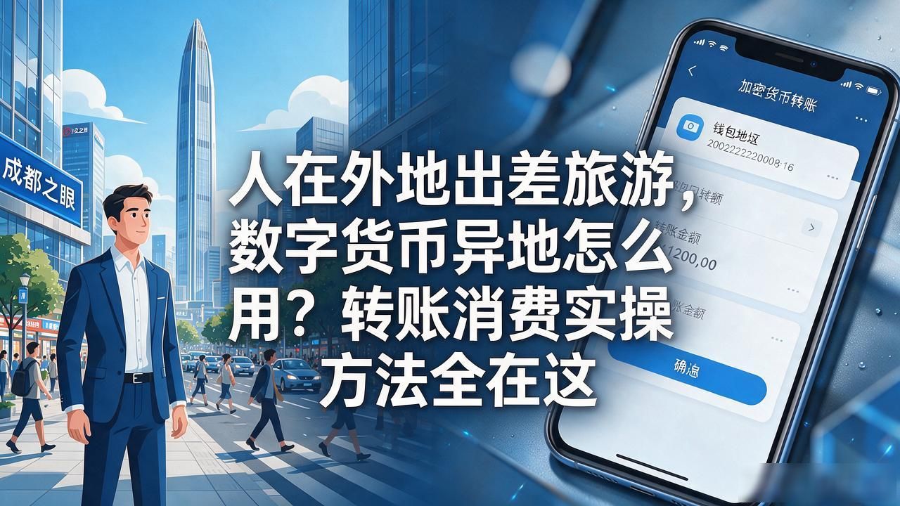 人在外地出差旅游，数字货币异地怎么用？转账消费实操方法全在这
