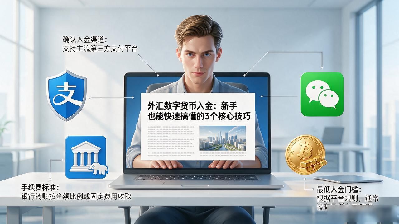 外汇数字货币入金：新手也能快速搞懂的3个核心技巧