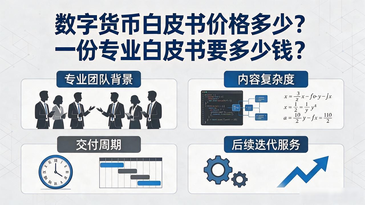 数字货币白皮书价格_区块链项目白皮书制作_白皮书价格因素分析