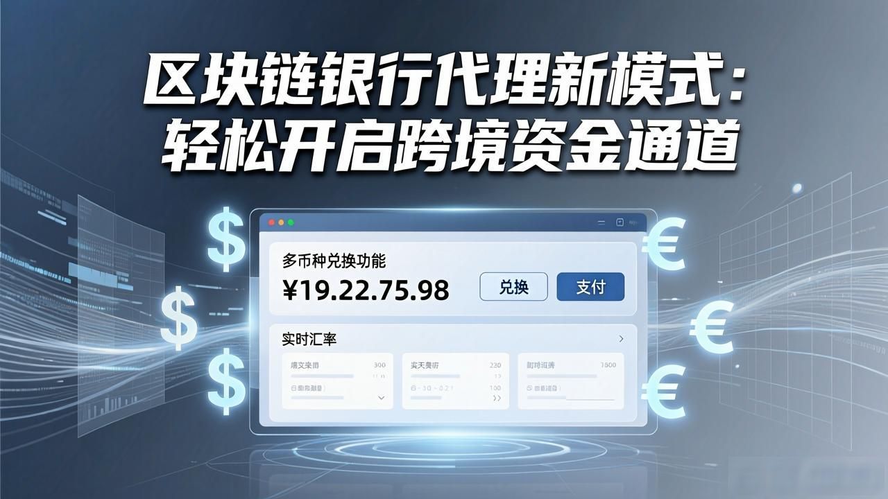 区块链银行代理_跨境汇款新选择_区块链银行代理