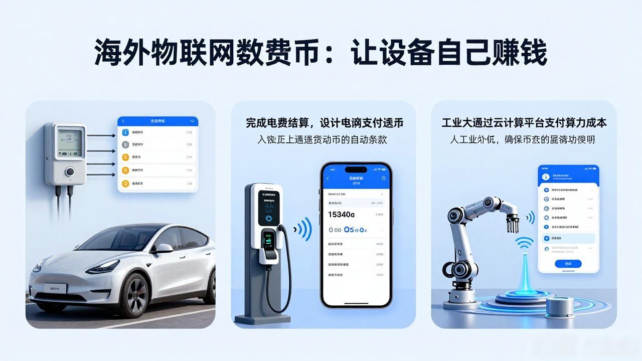 海外物联网数字货币：让设备自己赚钱