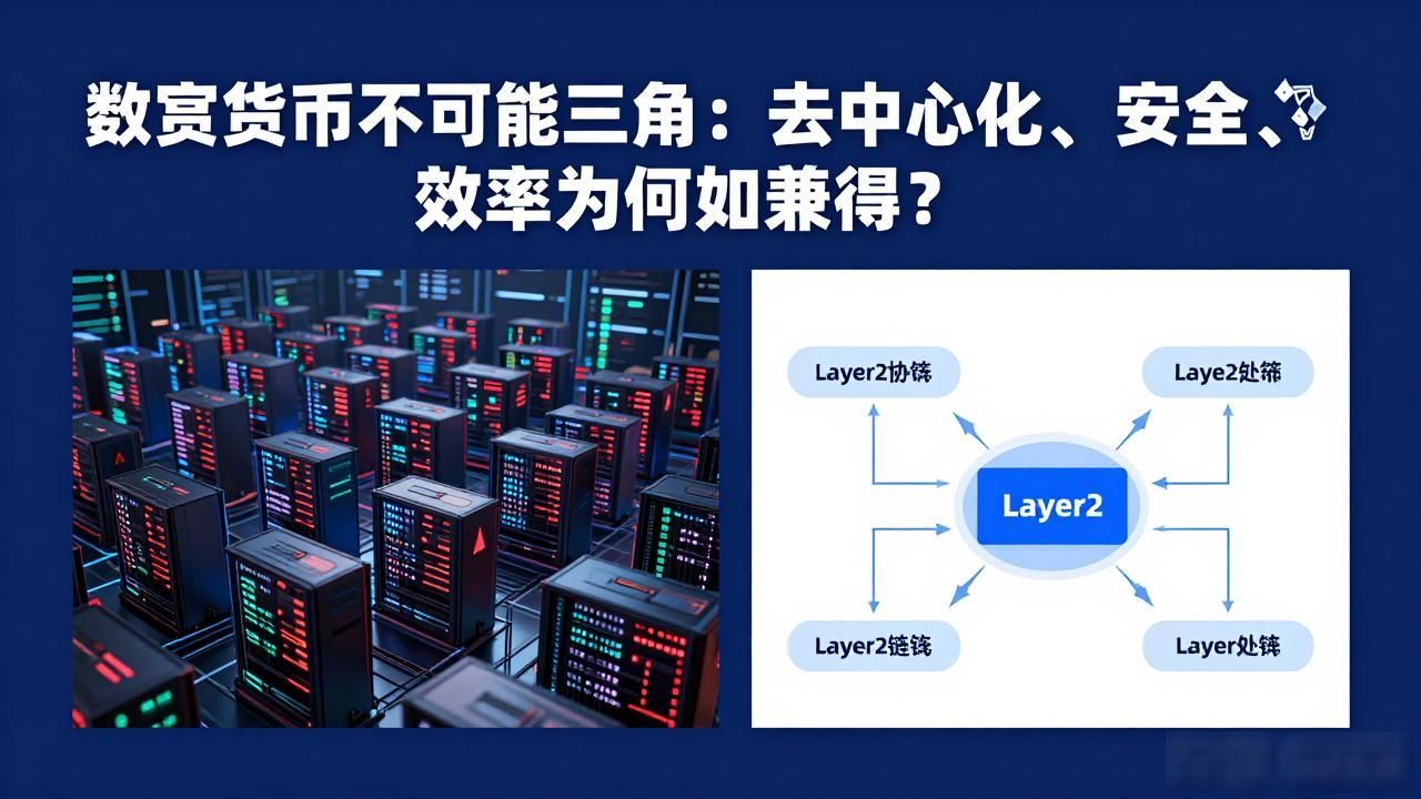 数字货币不可能三角：去中心化、安全、效率为何难以兼得？