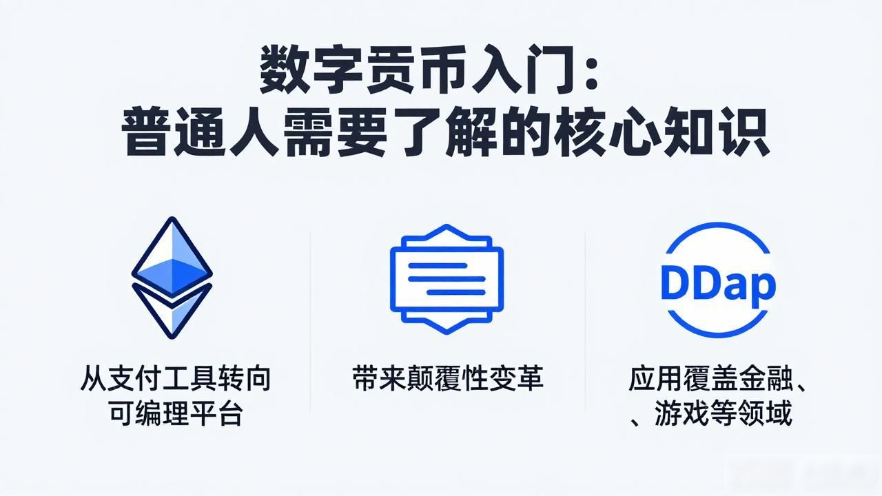 数字货币入门：普通人需要了解的核心知识