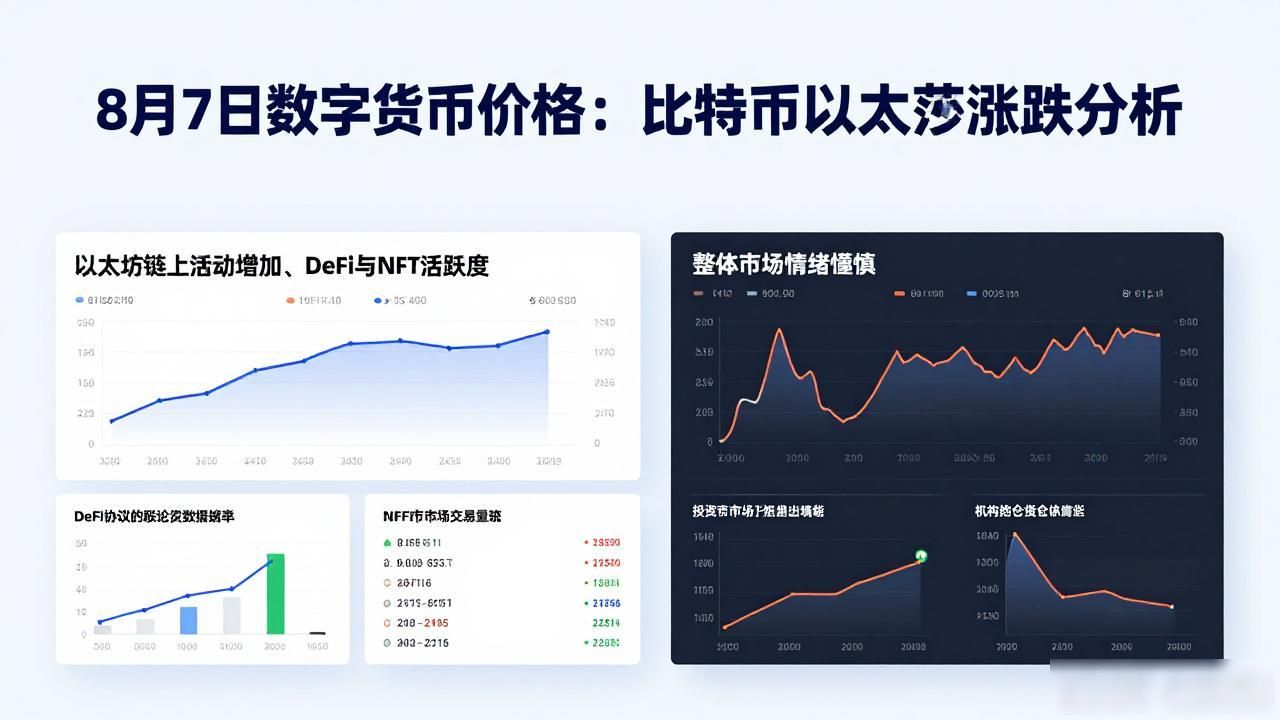 8月7日数字货币价格：比特币以太坊涨跌分析