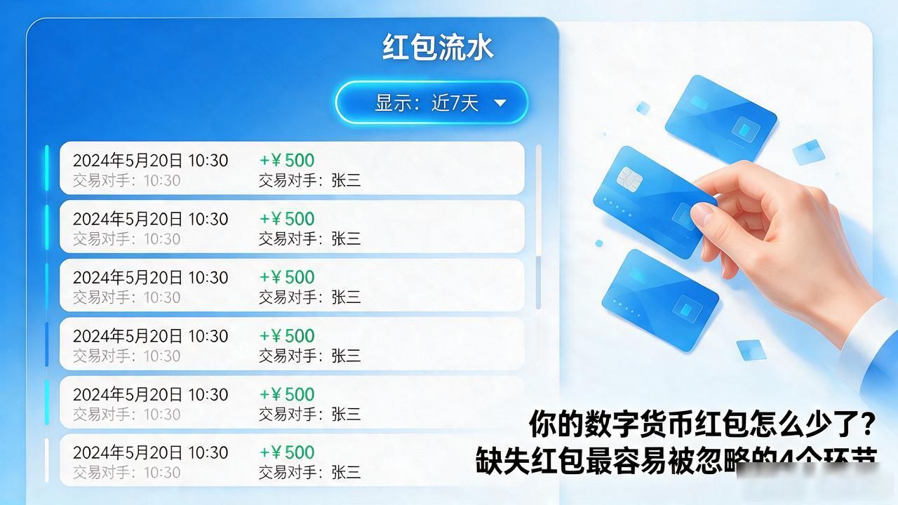 数字货币红包跨平台清算漏洞_数字货币红包用户对账机制缺失_缺失的数字货币红包