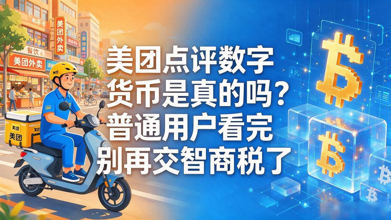 美团点评数字货币是真的吗？普通用户看完别再交智商税了