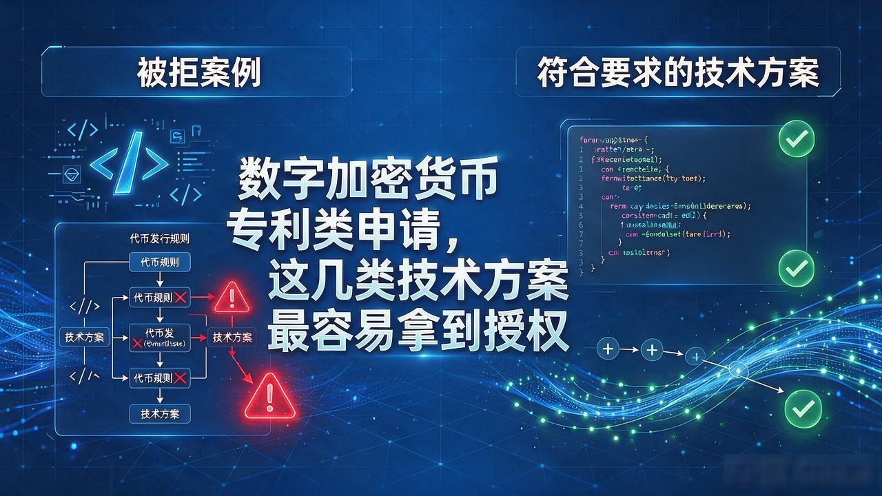 数字加密货币专利类申请，这几类技术方案最容易拿到授权