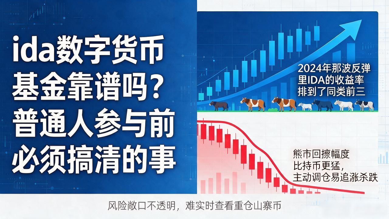 ida数字货币基金_IDA数字货币基金适不适合普通人_IDA基金熊市回撤风险大吗