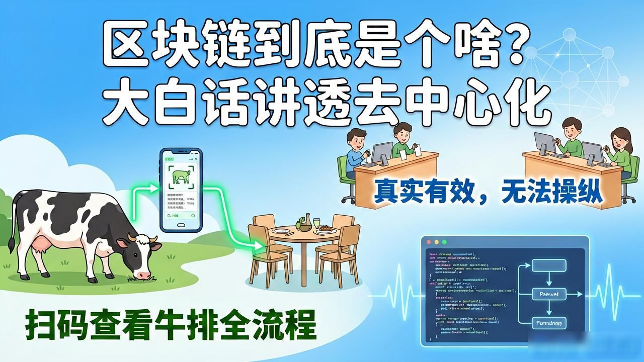 区块链到底是个啥？大白话讲透去中心化
