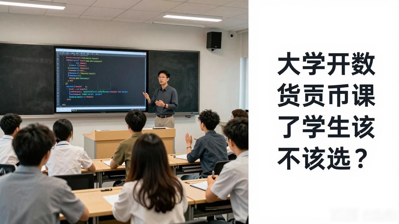 大学开数字货币课了，学生该不该选？