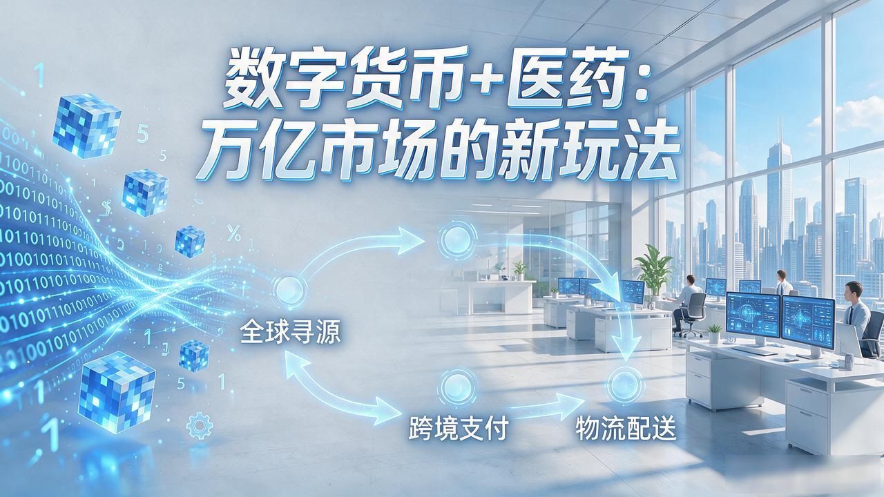 数字货币+医药：万亿市场的新玩法