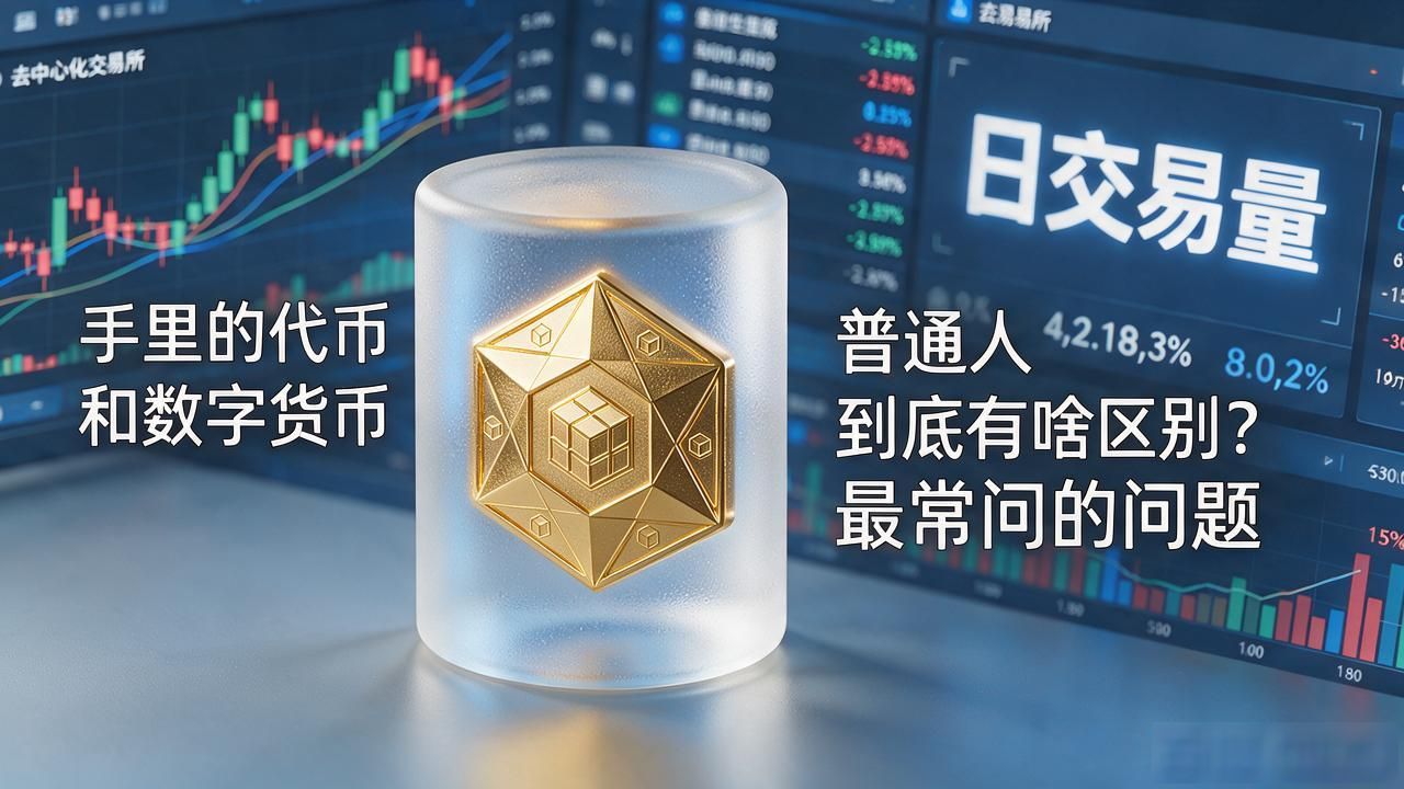 手里的代币和数字货币到底有啥区别？普通人最常问的问题
