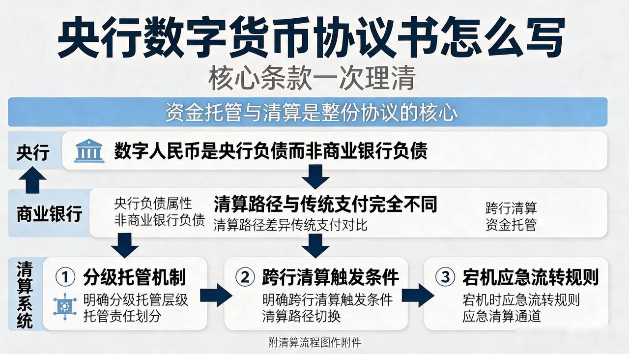 央行数字货币协议书怎么写，核心条款一次理清