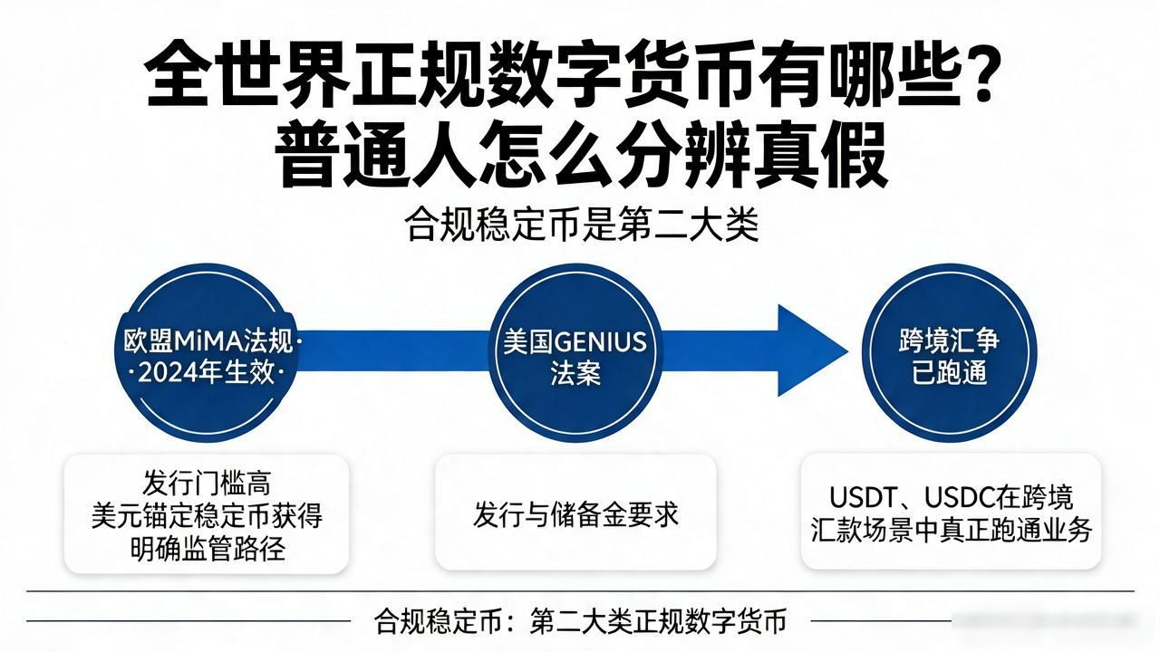 全世界正规数字货币_央行数字货币与合规稳定币区别_各国政府承认的正规数字货币有哪些