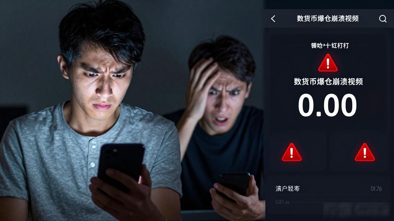 刷到数字货币爆仓崩溃视频 才知满仓加杠杆归零有多要命