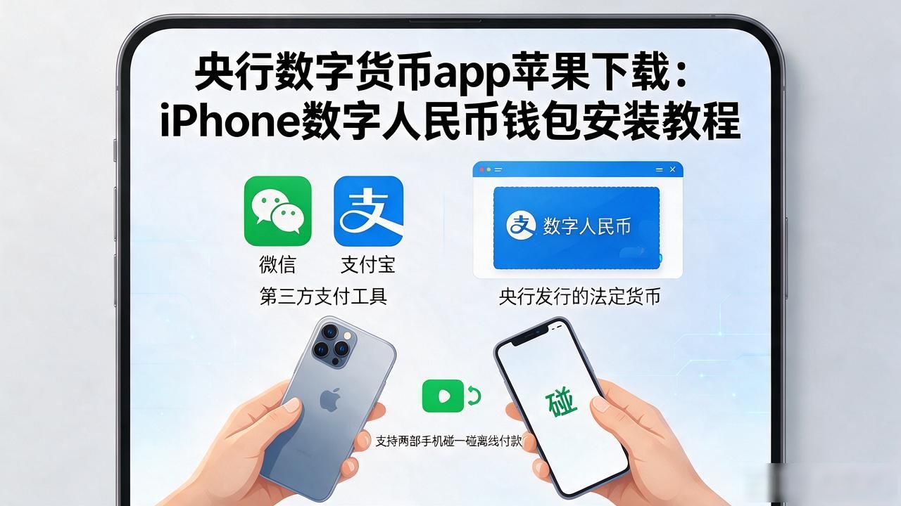 央行数字货币app苹果下载：iPhone数字人民币钱包安装教程