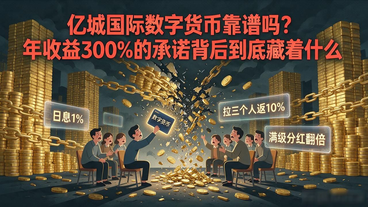 亿城国际数字货币靠谱吗？年收益300%的承诺背后到底藏着什么