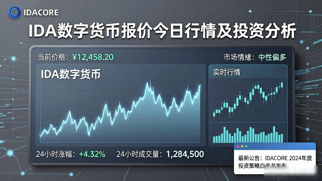 IDA数字货币报价今日行情及投资分析
