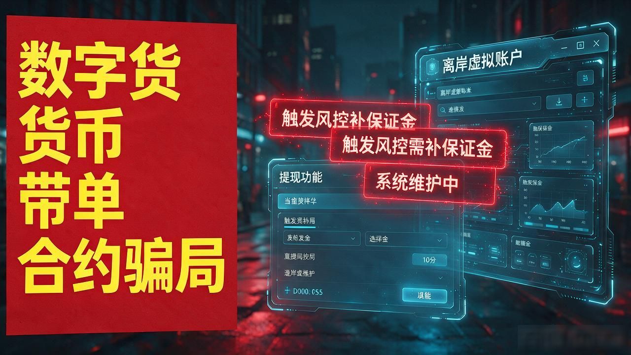 数字货币带单合约骗局怎么识破，看到这些信号快跑