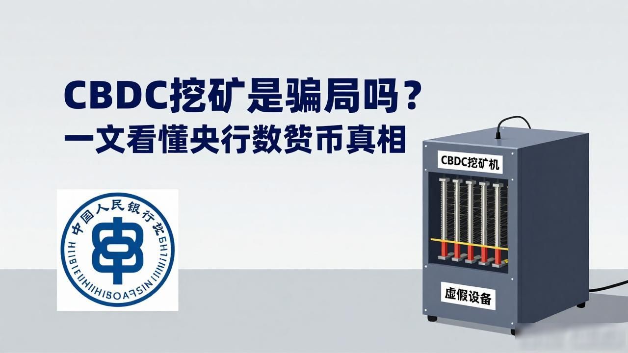 CBDC挖矿是骗局吗？一文看懂央行数字货币真相