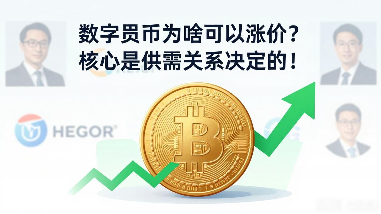 数字货币为啥可以涨价？核心是供需关系决定的！
