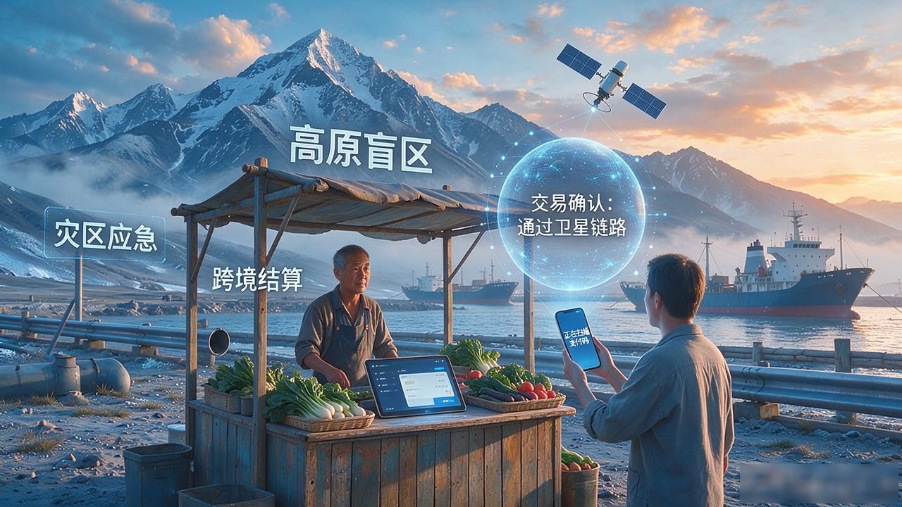 卫星数字人民币_低轨卫星通信数字人民币_中国卫星数字货币