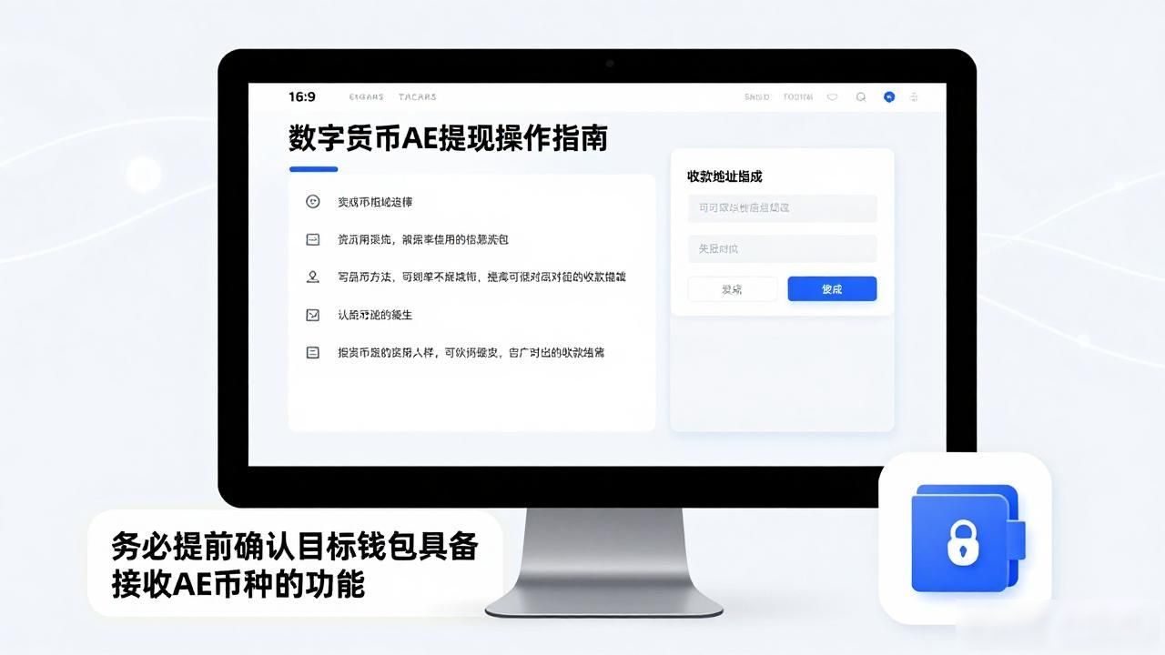 数字货币AE提现地点在哪？一文看懂安全操作流程