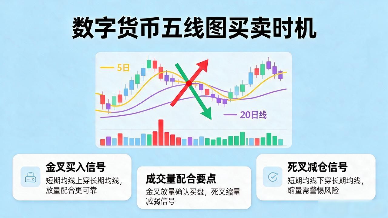 数字货币五线图怎么看？一张图看懂买卖时机
