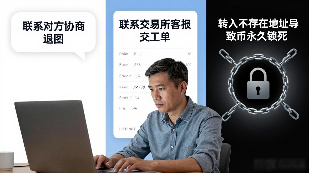 链上交易无法撤回怎么办_转错加密货币后如何找回_数字货币钱包转错了