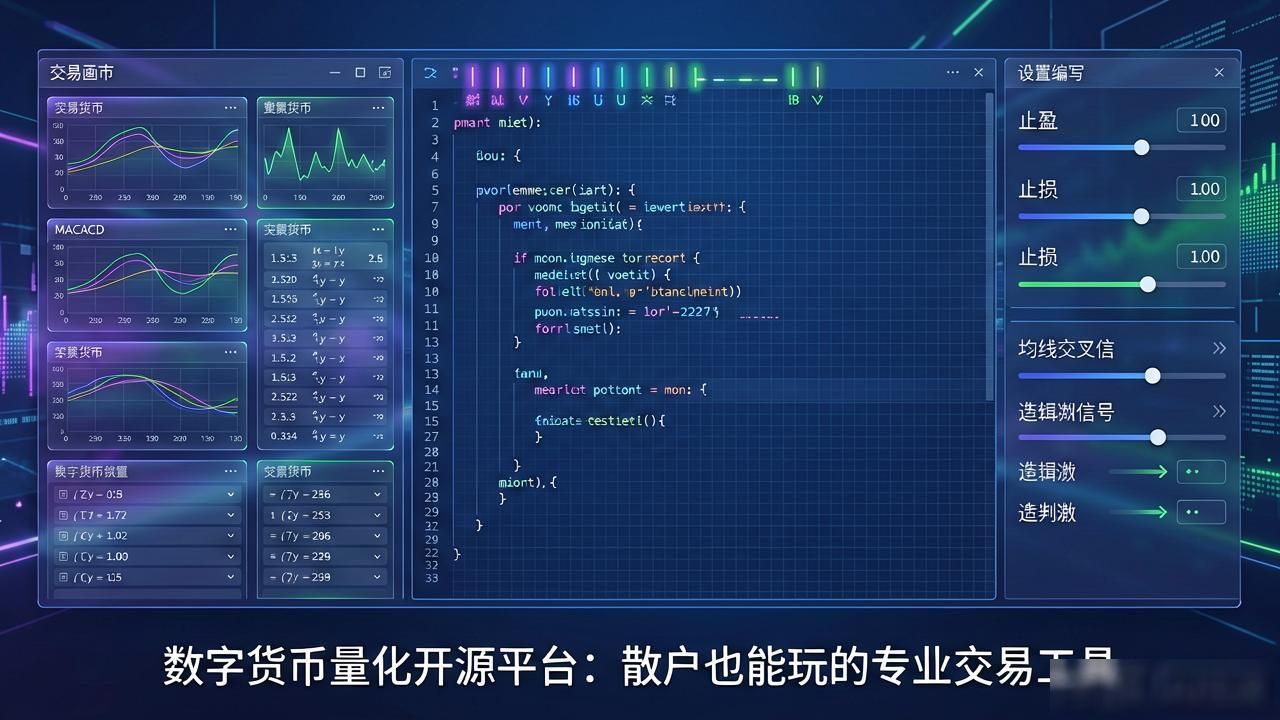 数字货币量化开源平台：散户也能玩的专业交易工具