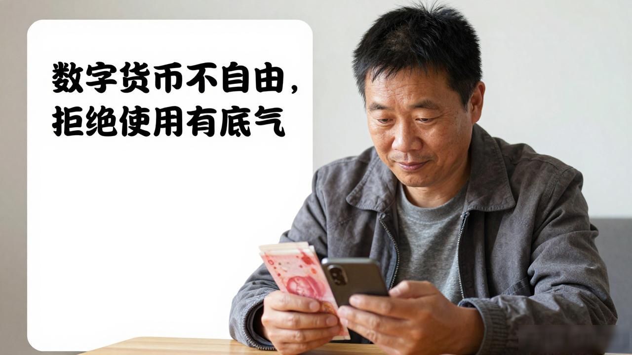 数字货币不自由，拒绝使用有底气
