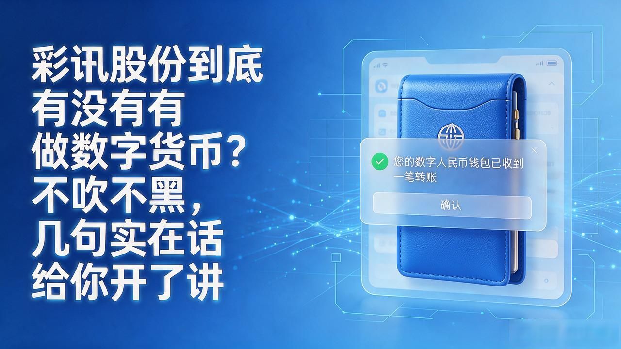 彩讯股份 数字人民币 技术接入_彩讯股份的数字货币_彩讯股份 数字人民币 业务