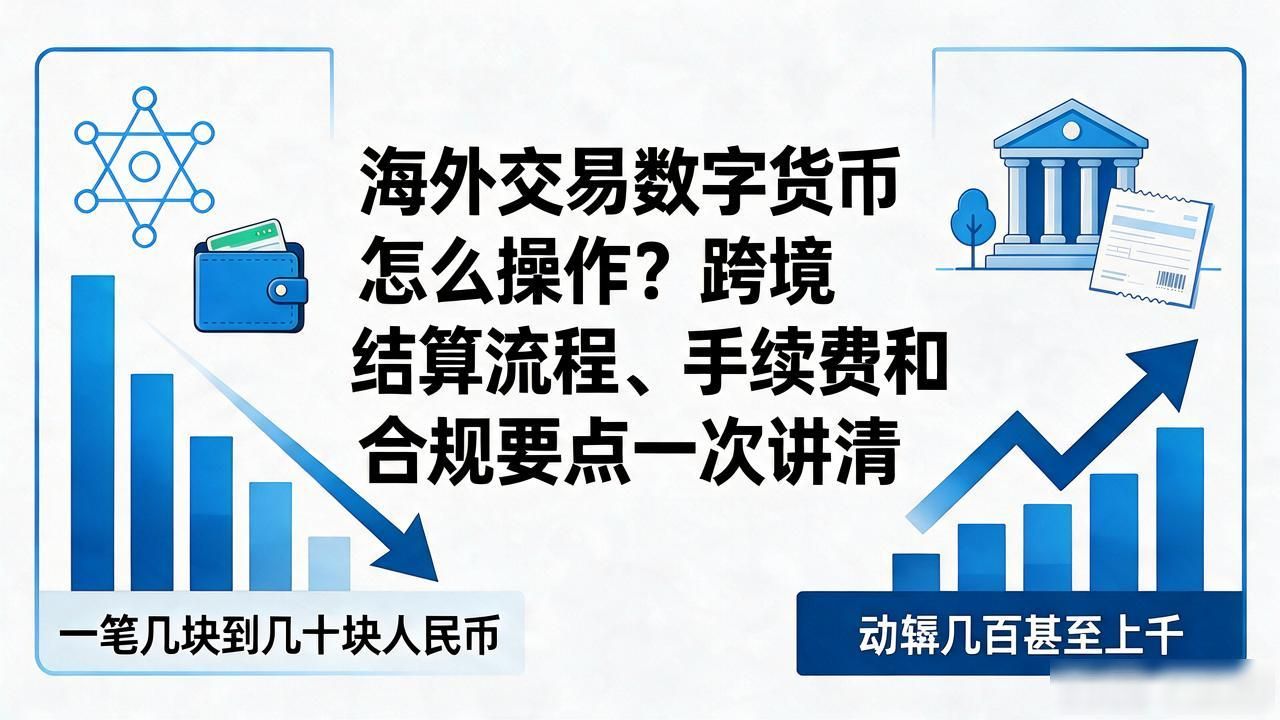 海外交易数字货币怎么操作？跨境结算流程、手续费和合规要点一次讲清