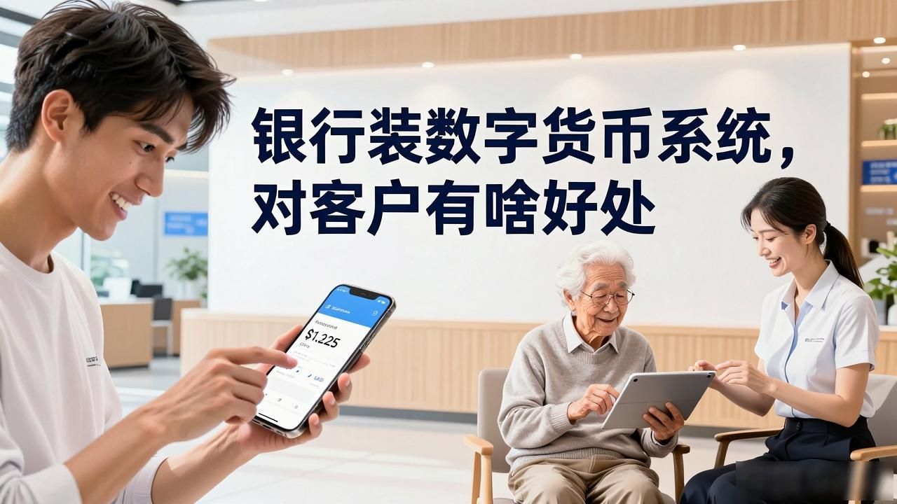 银行装数字货币系统，对客户有啥好处
