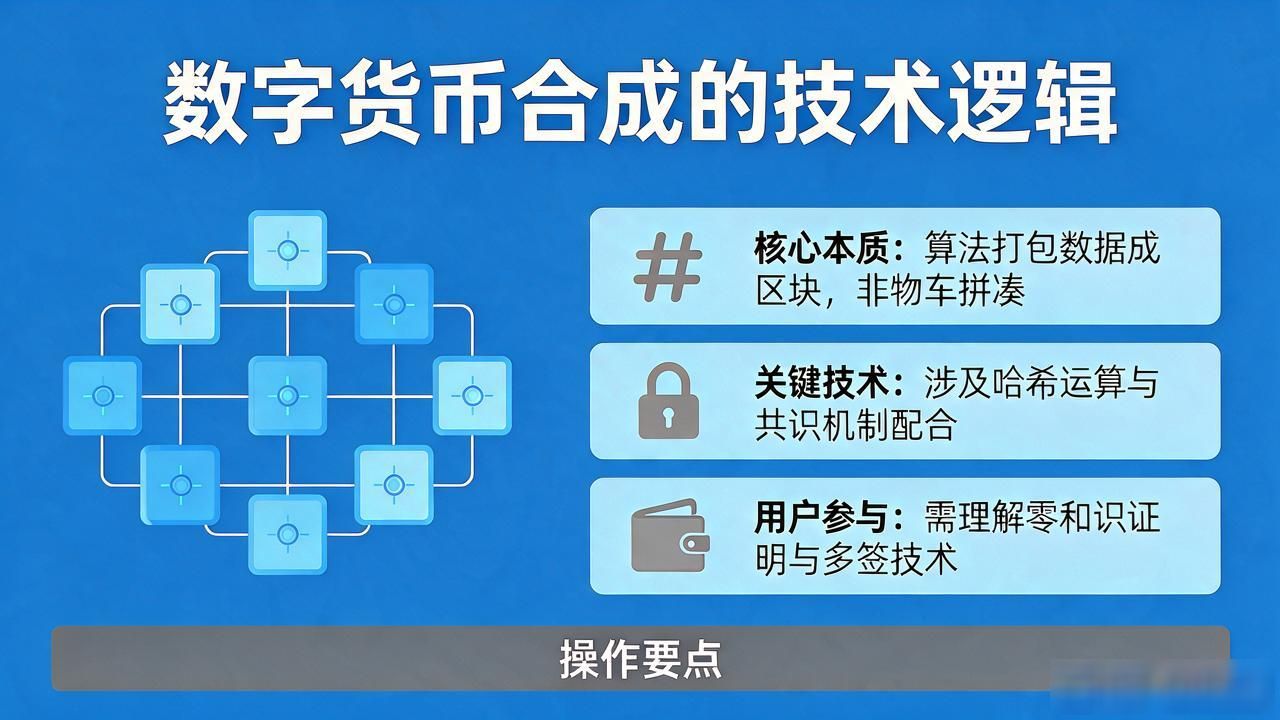 数字货币怎么合成_数字货币合成的正规流程_如何将零散交易变成一枚数字货币