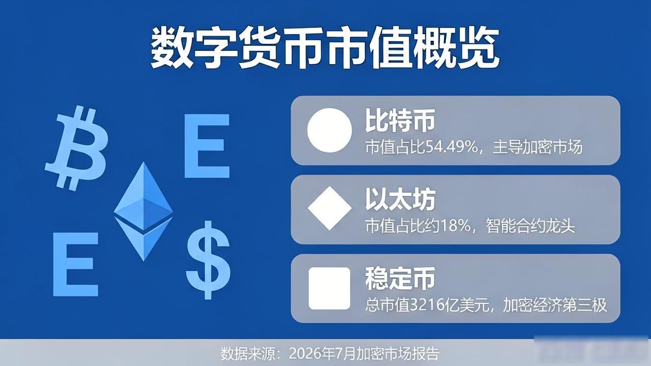 数字货币概论图表：一图看懂加密资产世界