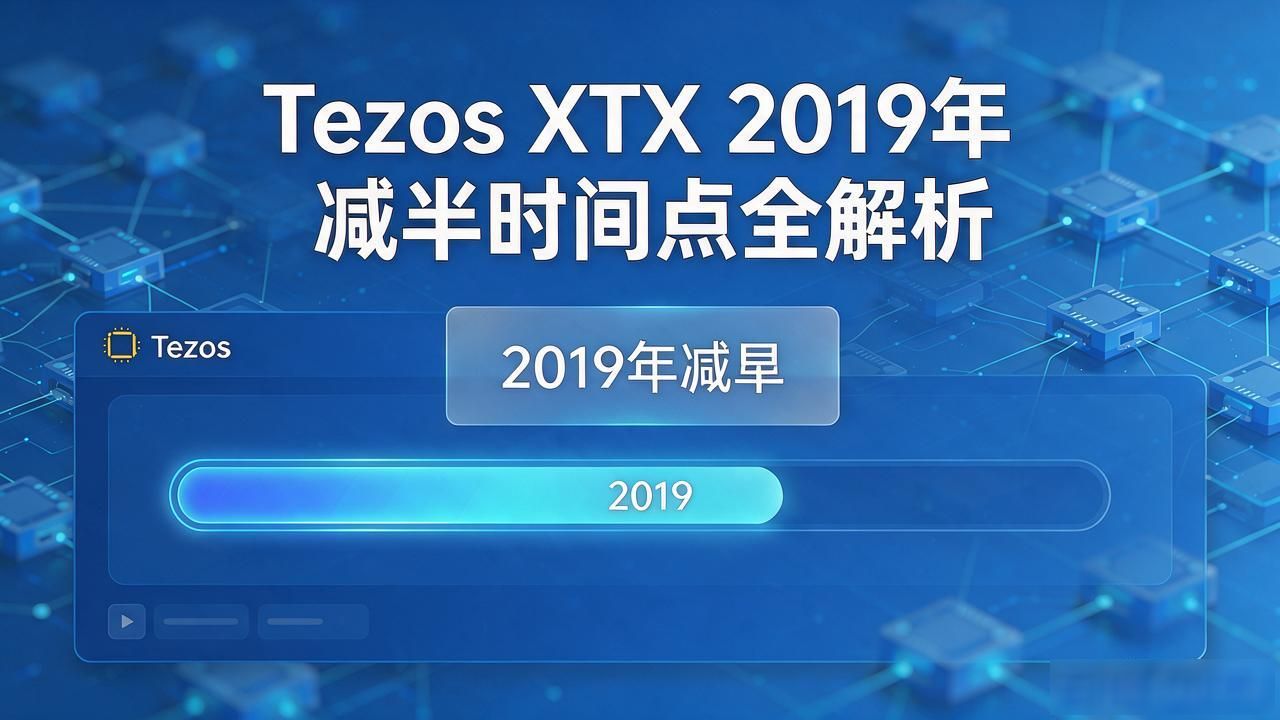 Tezos XTZ 2019年减半时间点全解析