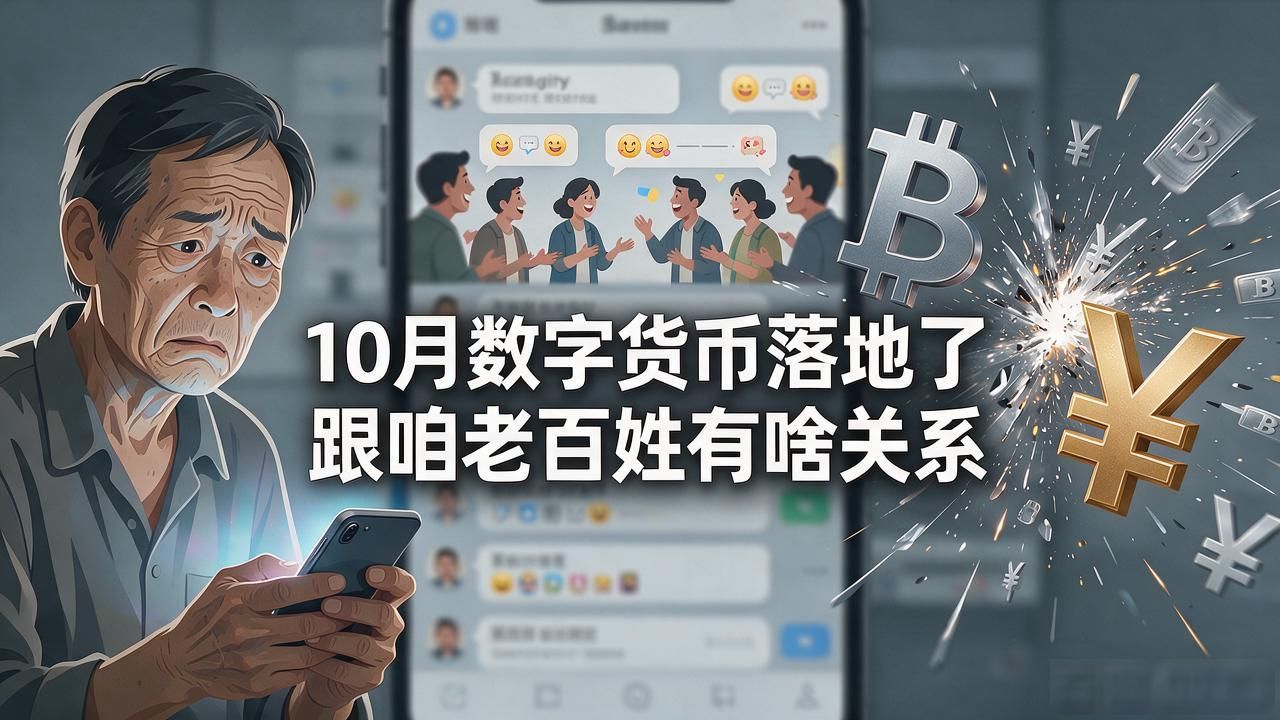 10月数字货币落地了，跟咱老百姓有啥关系