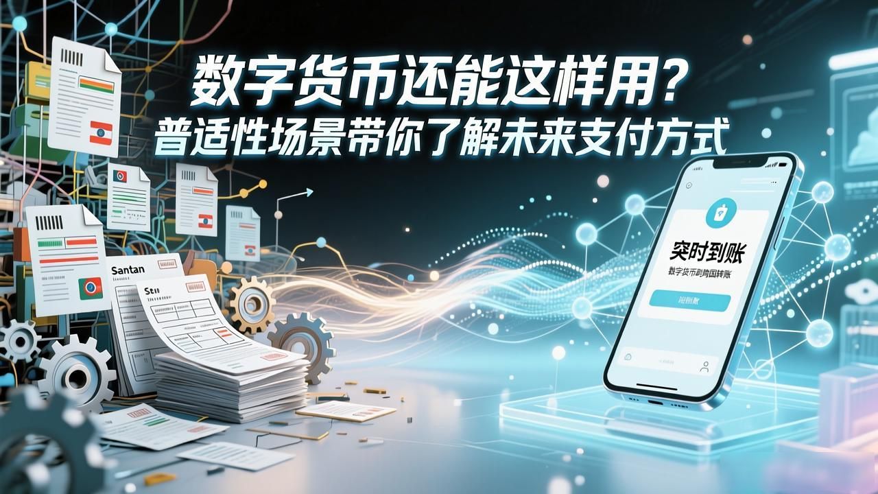 数字货币还能这样用？普适性场景带你了解未来支付方式