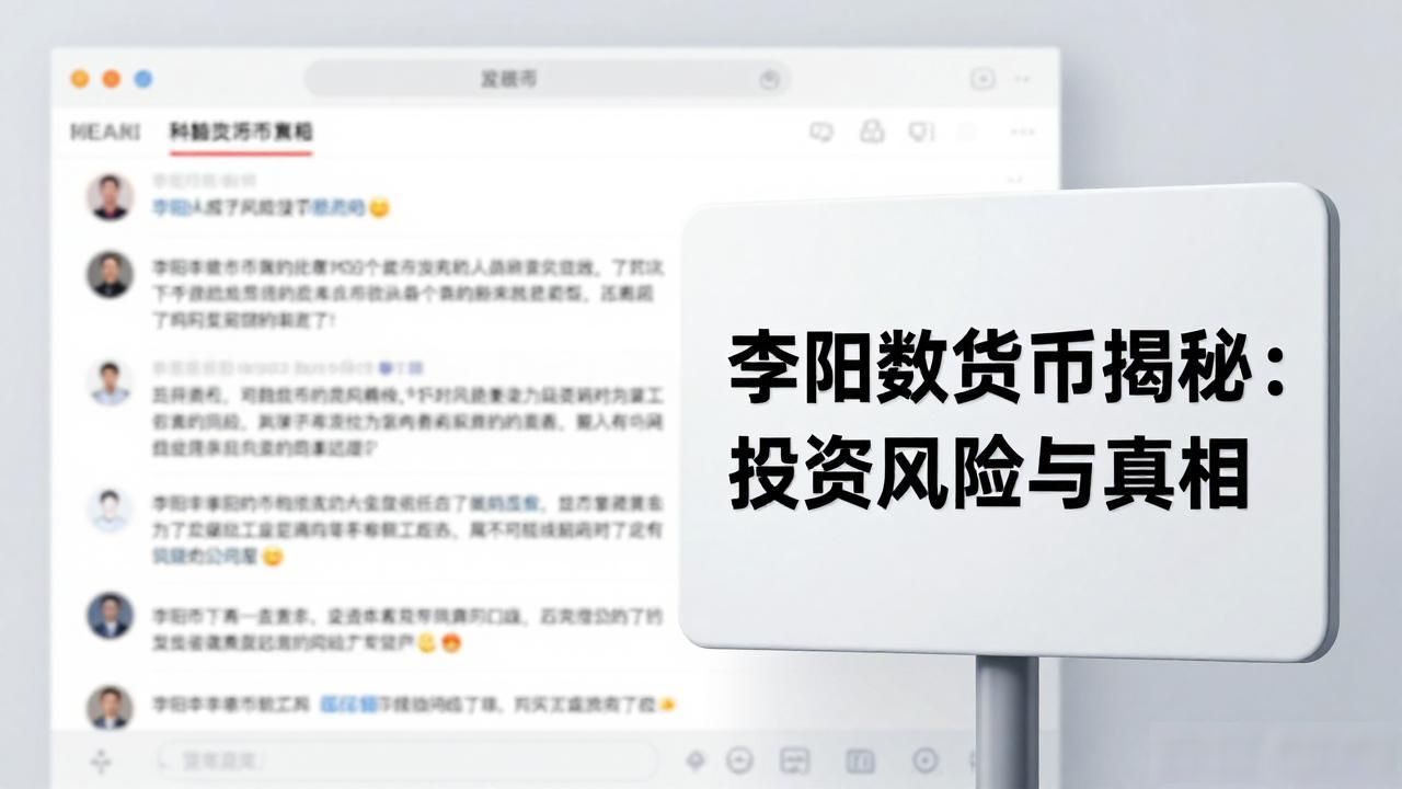李阳数字货币揭秘：投资风险与真相